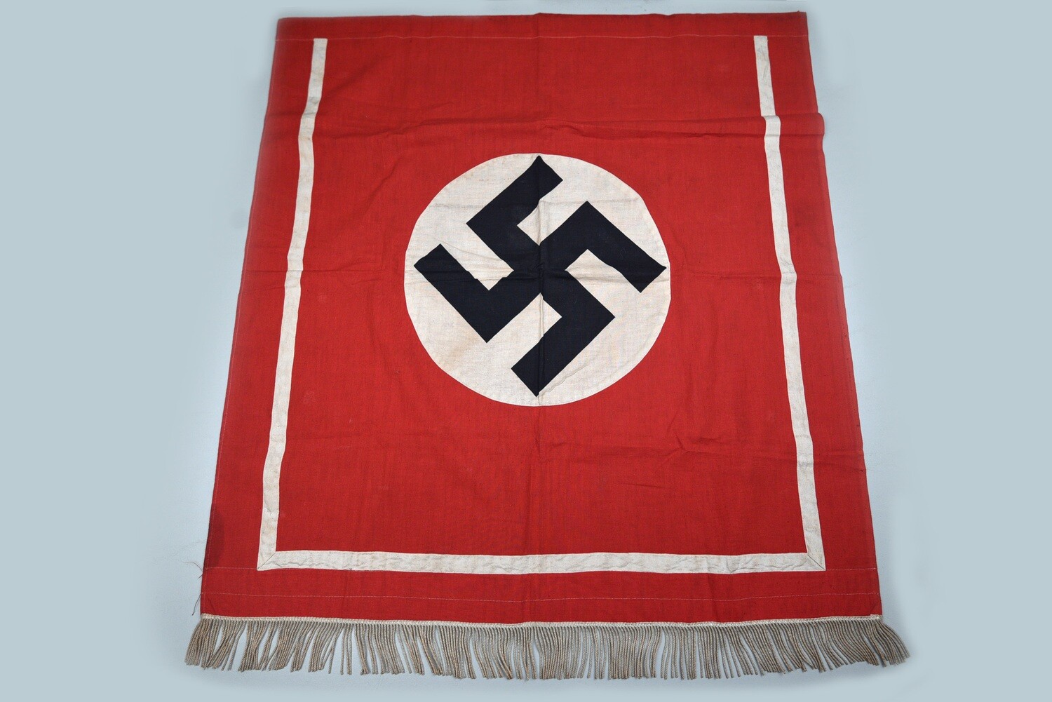 WWII GERMAN NSDAP PODIUM BANNER w/FRINGE