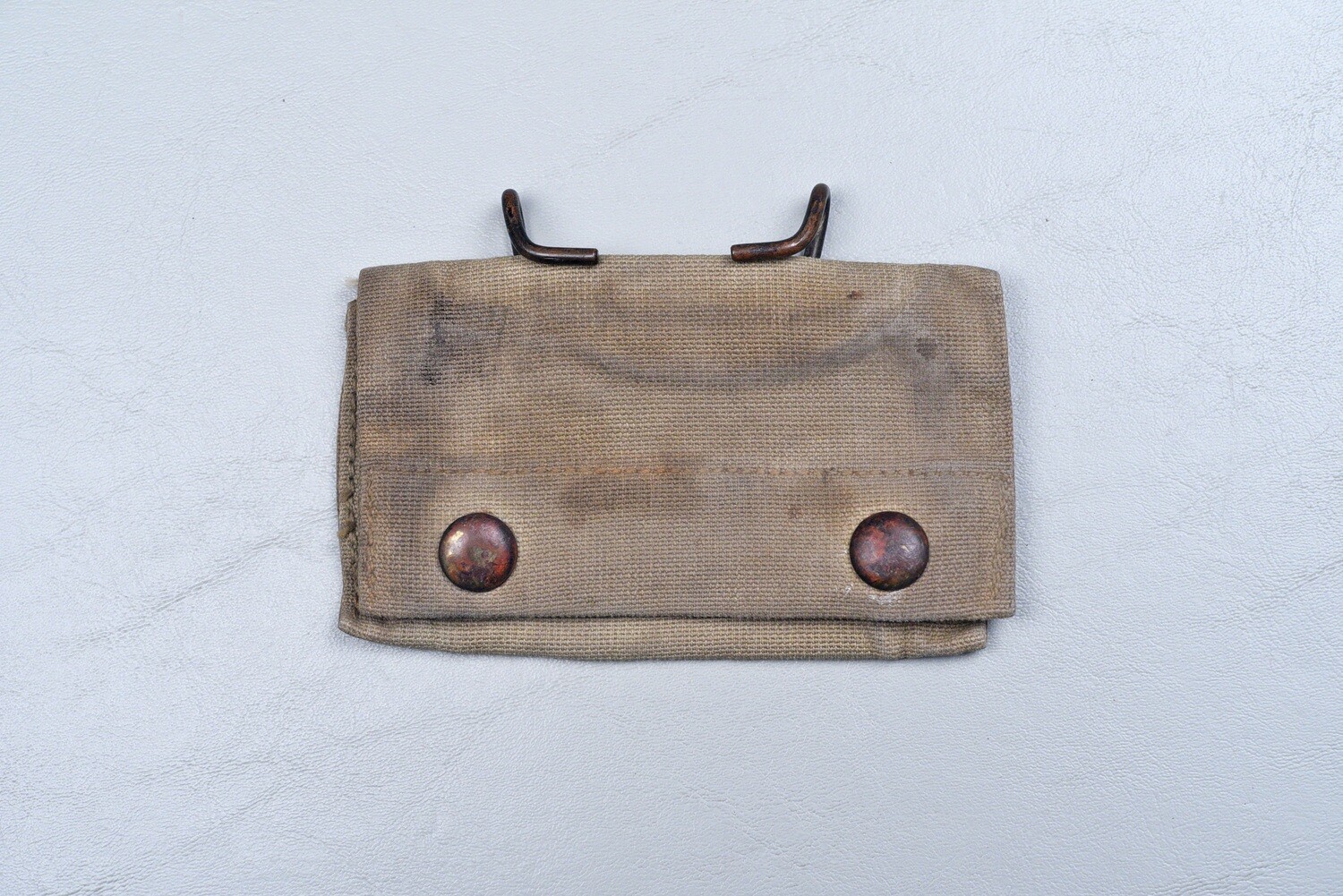 WWI U.S. M-1910 FIRST AID BANDAGE CARRIER - DATED 7-1918