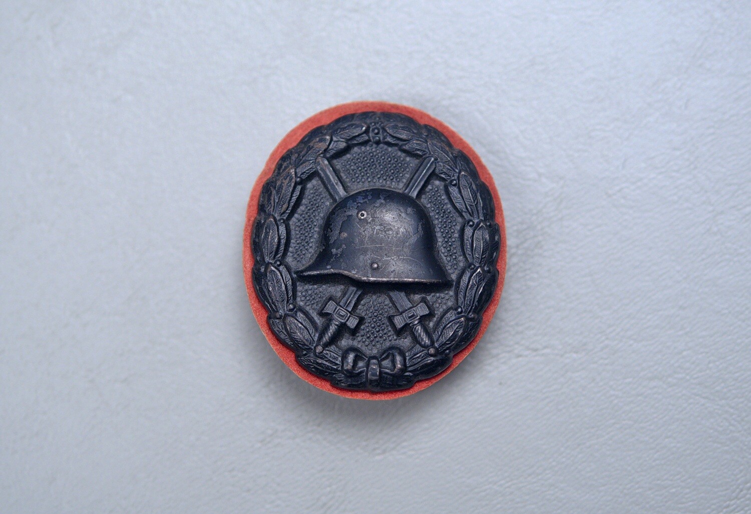 WWI GERMAN BLACK WOULD BADGE w/BACKING