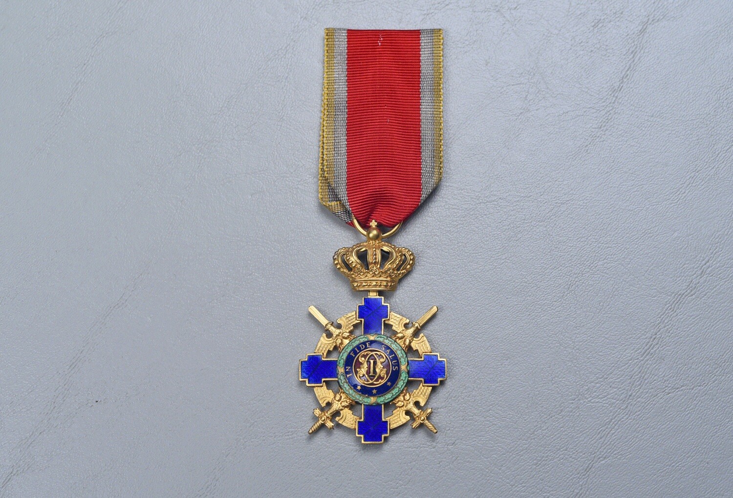 WWII ORDER OF THE STAR OF ROMANIA - ORIGINAL RIBBON