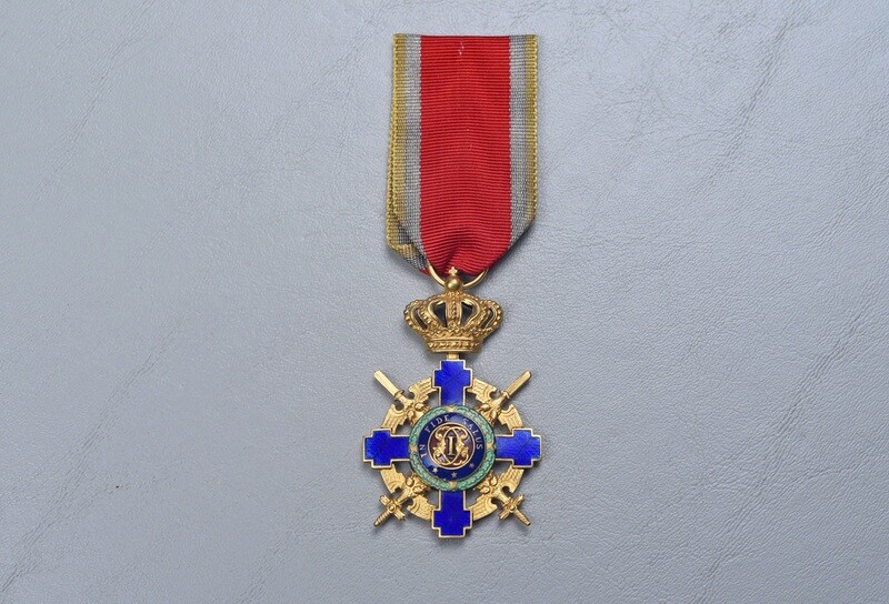 WWII ORDER OF THE STAR OF ROMANIA - ORIGINAL RIBBON WWII ORDER OF THE STAR OF ROMANIA - ORIGINAL RIBBON