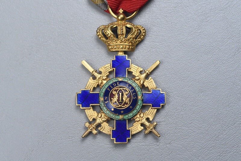 WWII ORDER OF THE STAR OF ROMANIA - ORIGINAL RIBBON