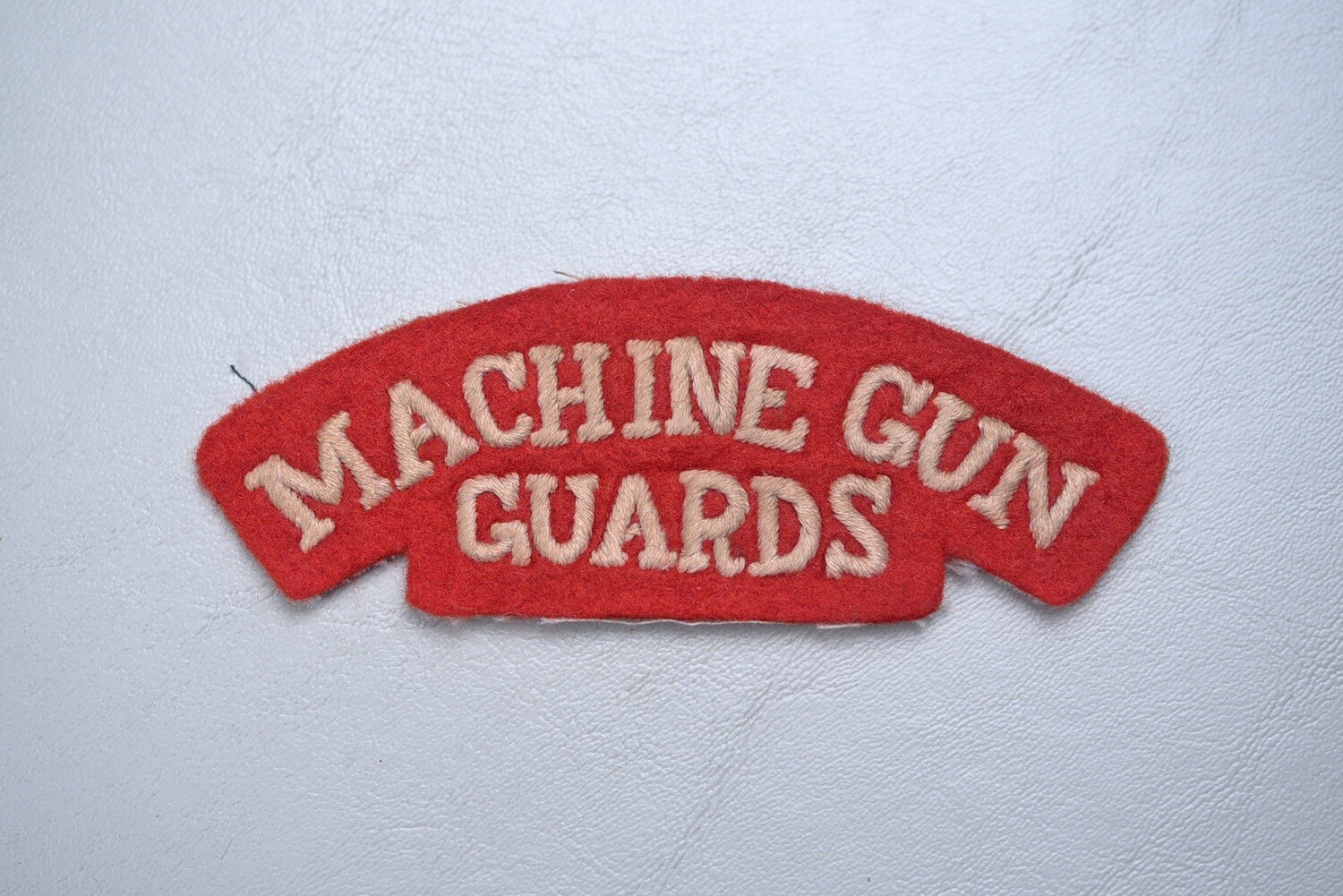 WWI BRITISH MACHINE GUN GUARDS SHOULDER ARC