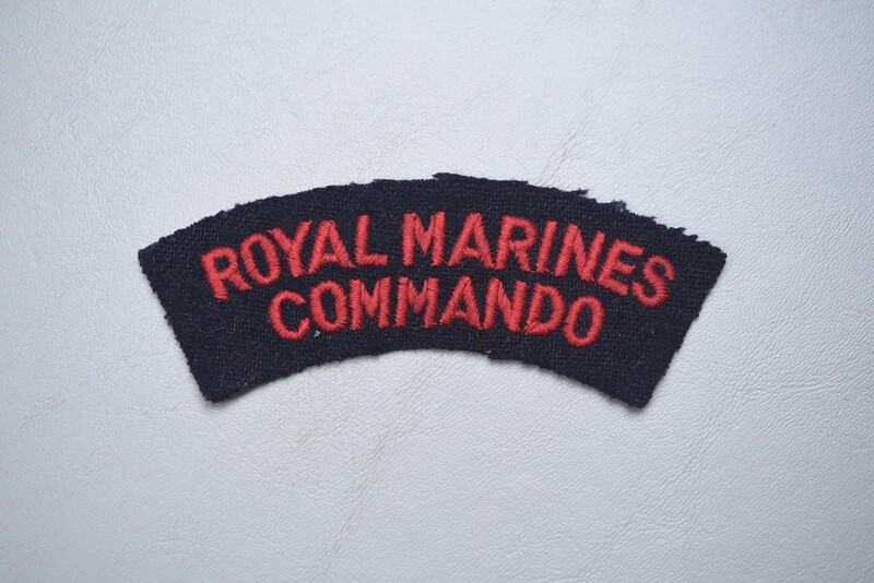 BRITISH ROYAL MARINE COMMANDO SHOULDER ARC BRITISH ROYAL MARINE COMMANDO SHOULDER ARC