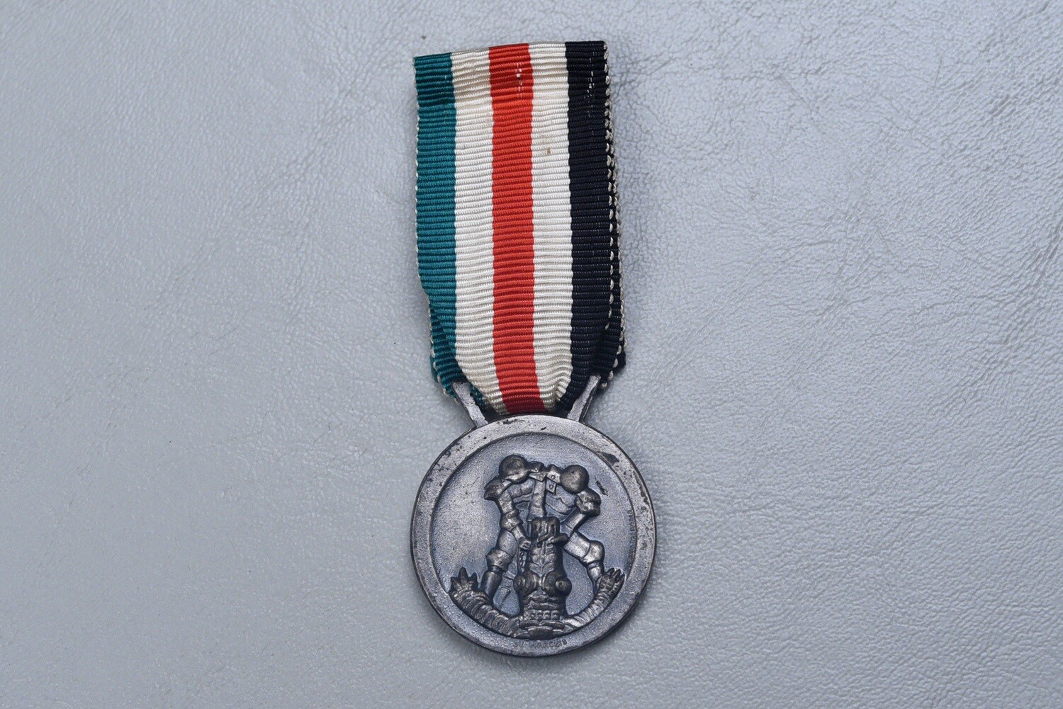 WWII GERMAN/ITALIAN AFRIKA KORPS MEDAL ON ORIGINAL RIBBON