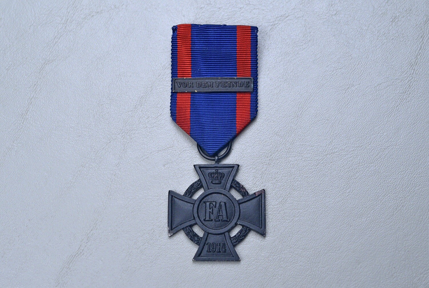 WWI GERMAN OLDENBURG WAR MERIT CROSS w/FRONT FIGHTER CLASP
