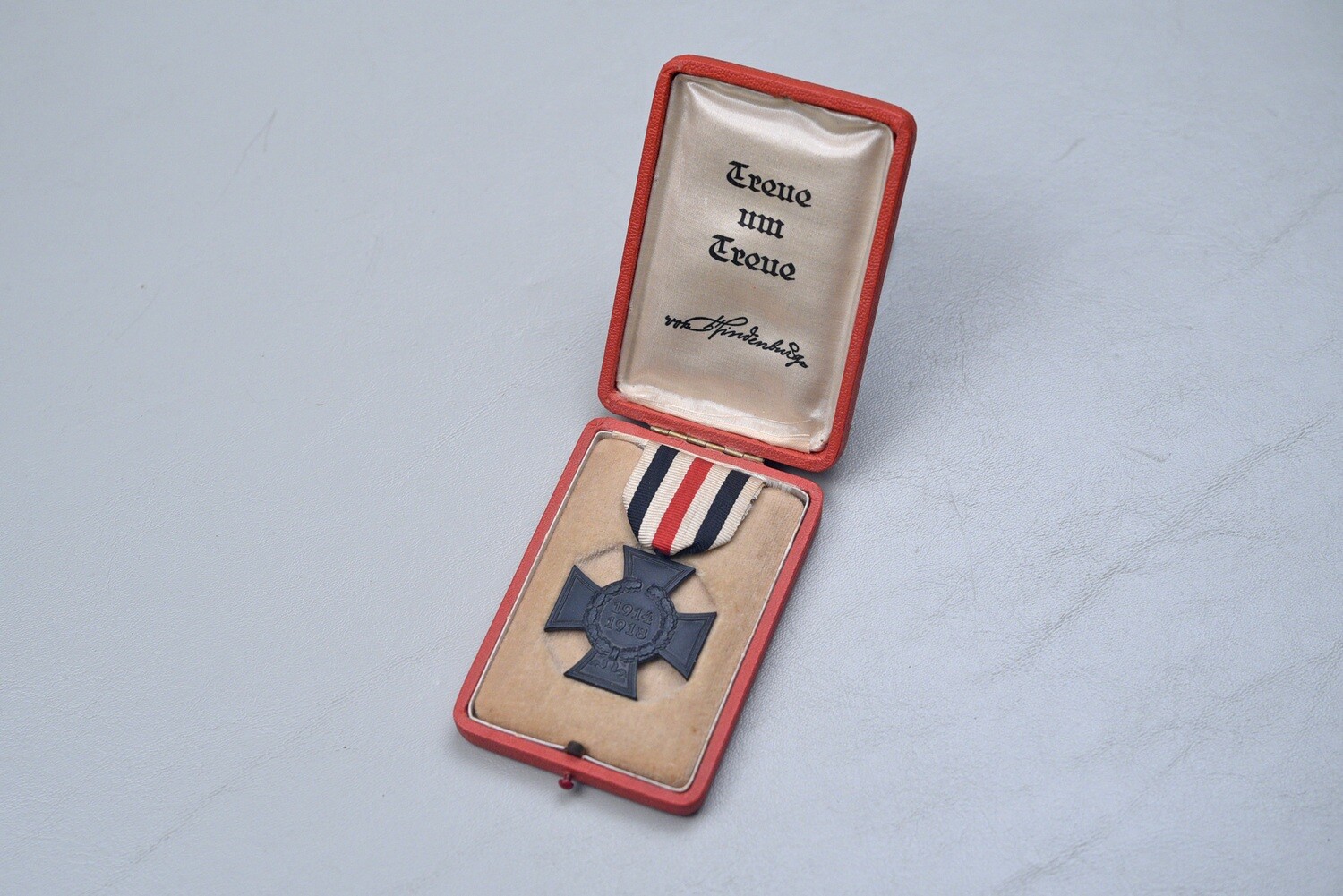 WWI GERMAN 1914-1918 HINDENBURG HONOR CROSS FOR NEXT OF KIN - CASED