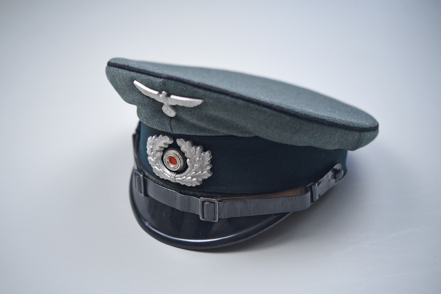 WWII GERMAN ENLISTED PIONEER VISOR DRESS HAT - DATED 1939