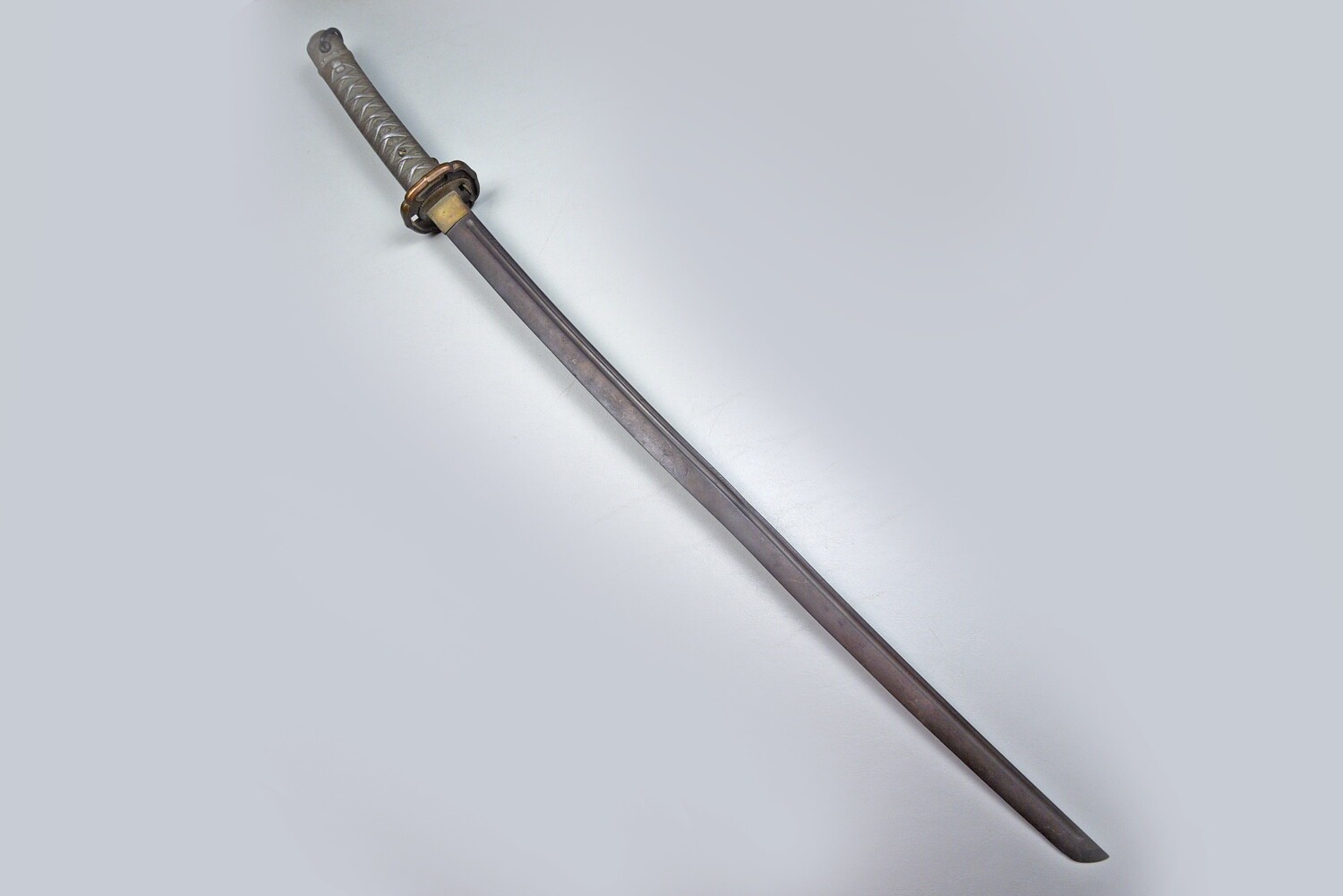 WWII JAPANESE TYPE 95 NON-COMMISSIONED OFFICER’S SWORD – BULLET STRUCK