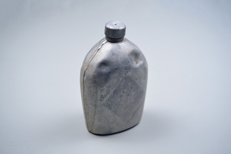 WWI U.S. MARINE CORPS MODEL 1910 CANTEEN BELLEAU WOOD ENGRAVED - DATED 1918