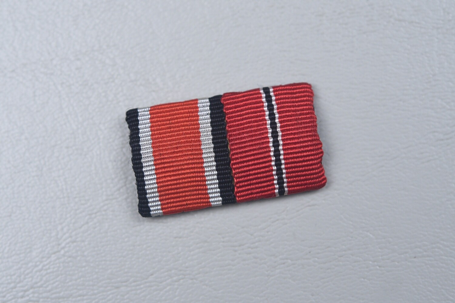 WWII GERMAN 1939 IRON CROSS/RUSSIAN FRONT 2-PLACE RIBBON BAR