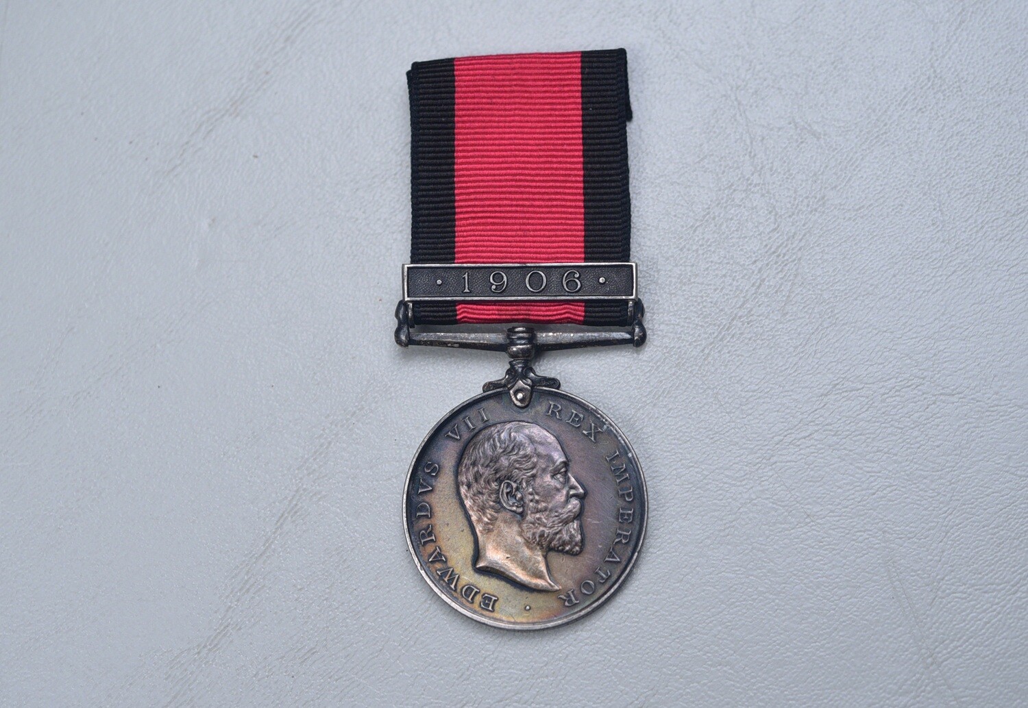VICTORIAN BRITISH 1906 NATAL REBELLION MEDAL NAMED TO ROYSTON&#39;S HORSE