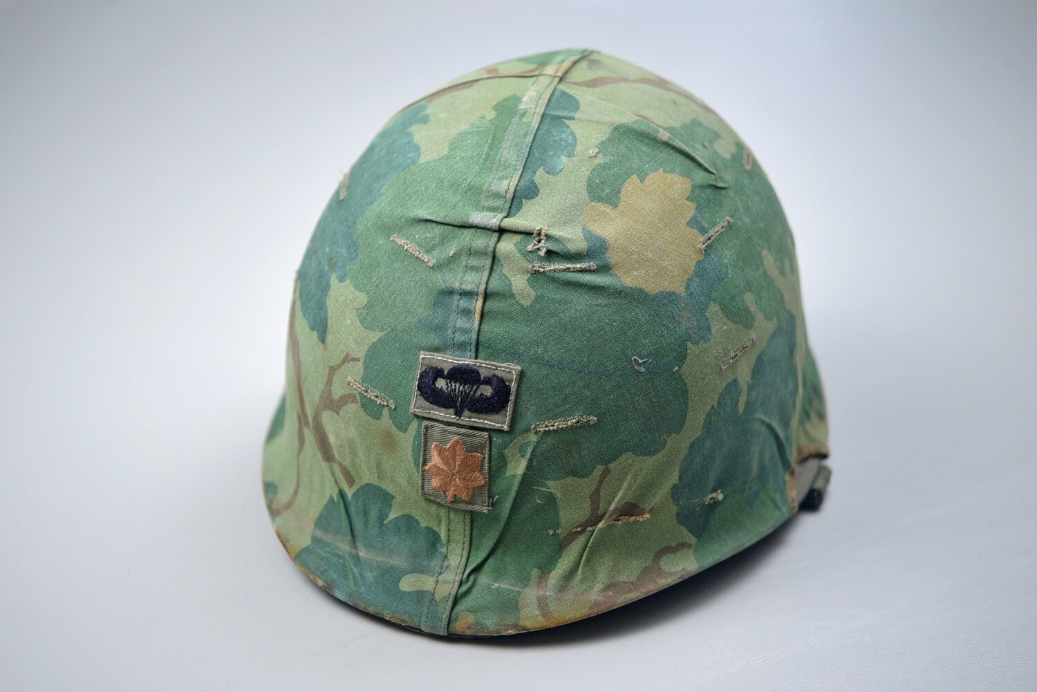 VIETNAM WAR U.S. M1C PARATROOPER OFFICER&#39;S HELMET – COMPLETE &amp; UNTOUCHED