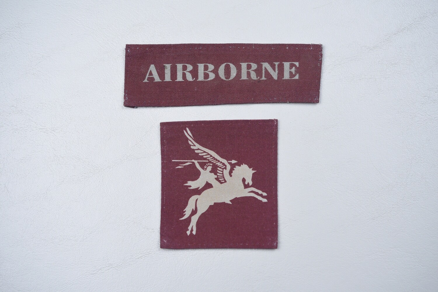 WWII BRITISH AIRBORNE &amp; PEGASUS PATCH INSIGNIA
