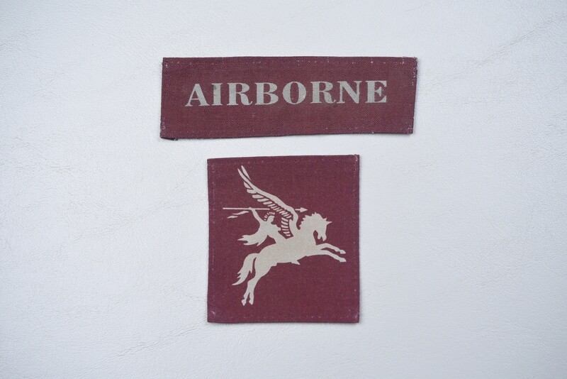 WWII BRITISH AIRBORNE & PEGASUS PATCH INSIGNIA WWII BRITISH AIRBORNE & PEGASUS PATCH INSIGNIA