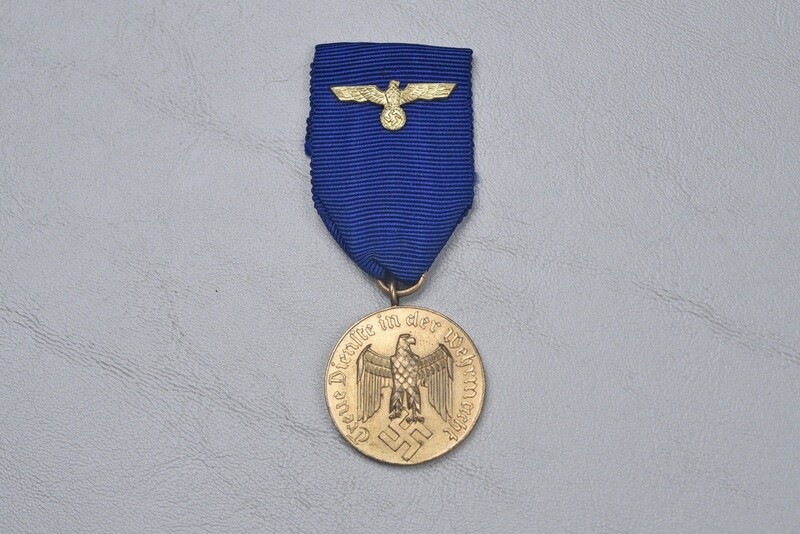 WWII GERMAN WEHRMACHT 12-YEAR SERVICE MEDAL