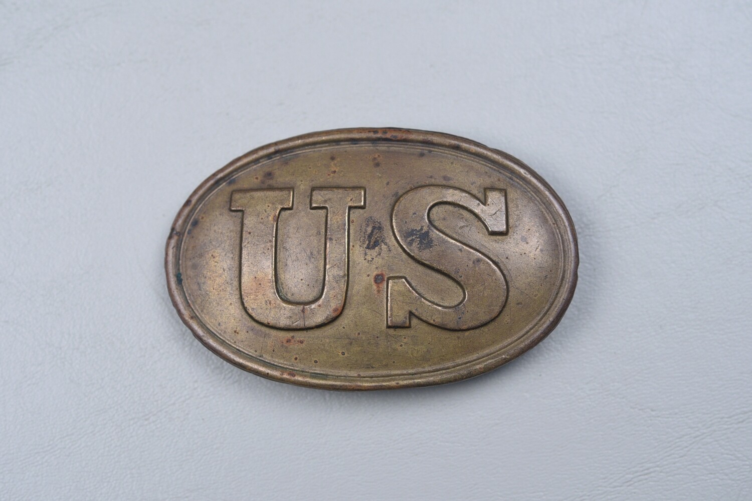 CIVIL WAR FEDERAL U.S. OVAL BELT BUCKLE w/ARROW HOOKS - NON DUG