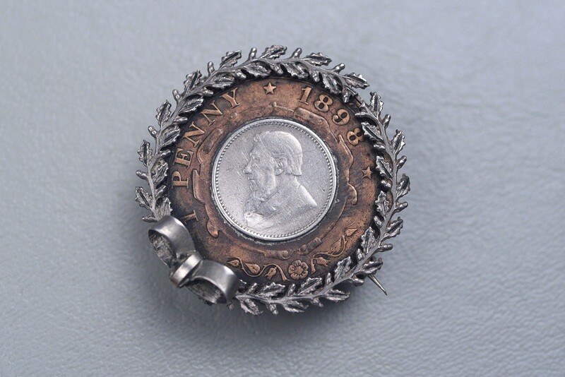 WWII BRITISH BOER WAR SOUTH AFRICAN SOUVENIR BROACH WWII BRITISH BOER WAR SOUTH AFRICAN SOUVENIR BROACH
