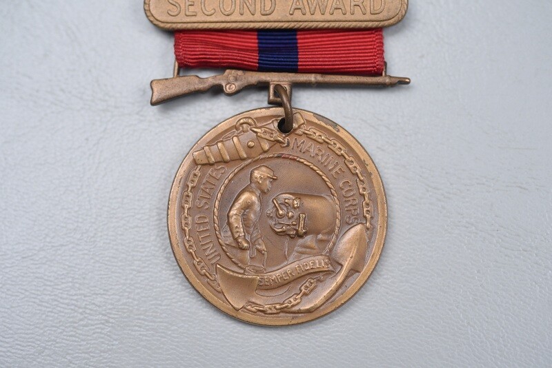 post-WWI U.S. MARINE CORPS GOOD CONDUCT MEDAL w/2nd ENLISTMENT BAR