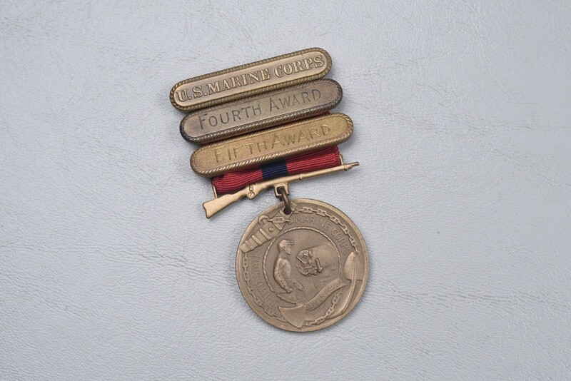 post-WWI U.S. MARINE CORPS GOOD CONDUCT MEDAL w/4th &amp; 5th ENLISTMENT BARS