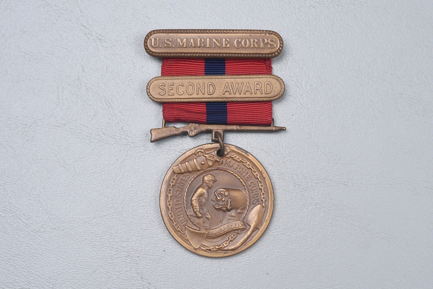post-WWI U.S. MARINE CORPS GOOD CONDUCT MEDAL w/2nd ENLISTMENT BAR