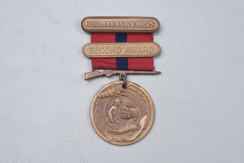 post-WWI U.S. MARINE CORPS GOOD CONDUCT MEDAL w/2nd ENLISTMENT BAR