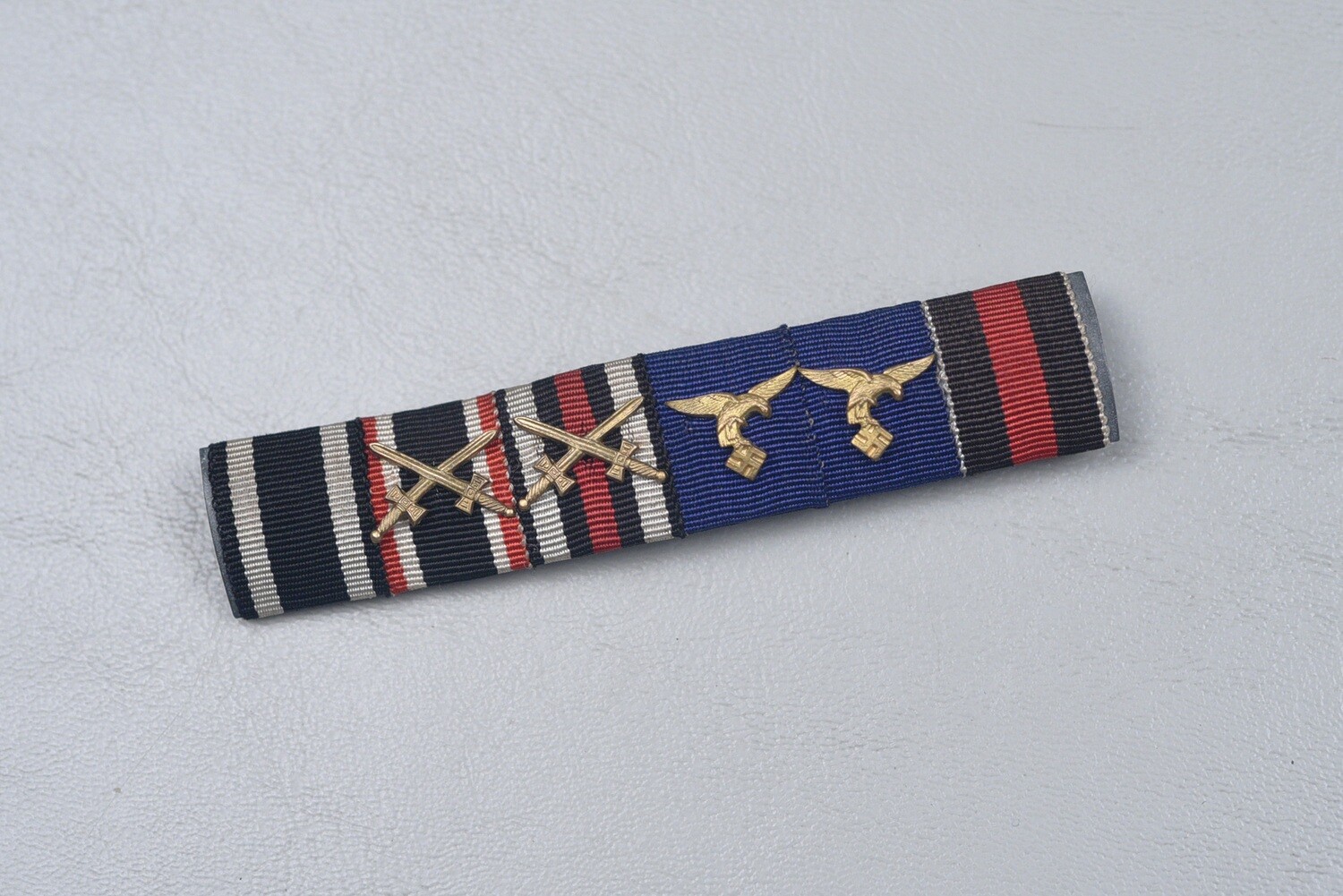WWI GERMAN 1914 IRON CROSS 6-PLACE RIBBON BAR