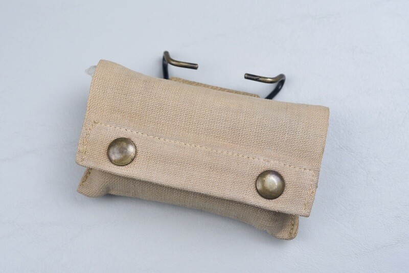 WWI U.S. M-1910 FIRST AID CARRIER w/BANDAGE - DATED 1918