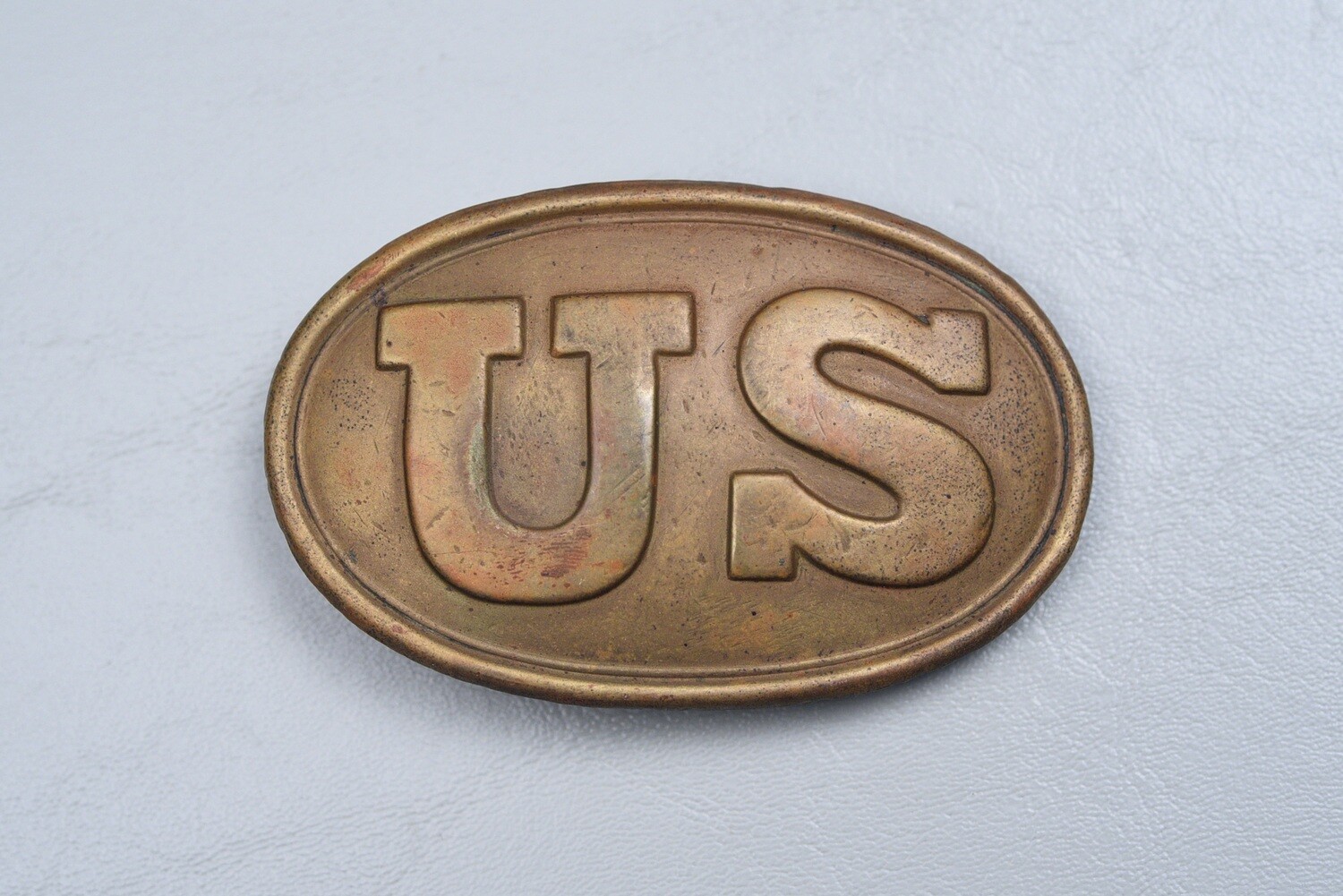 CIVIL WAR U.S. OVAL &#39;PUPPY PAW&#39; BELT BUCKLE MARKED &#39;W.H. SMITH, BROOKLYN&#39; – NON-DUG