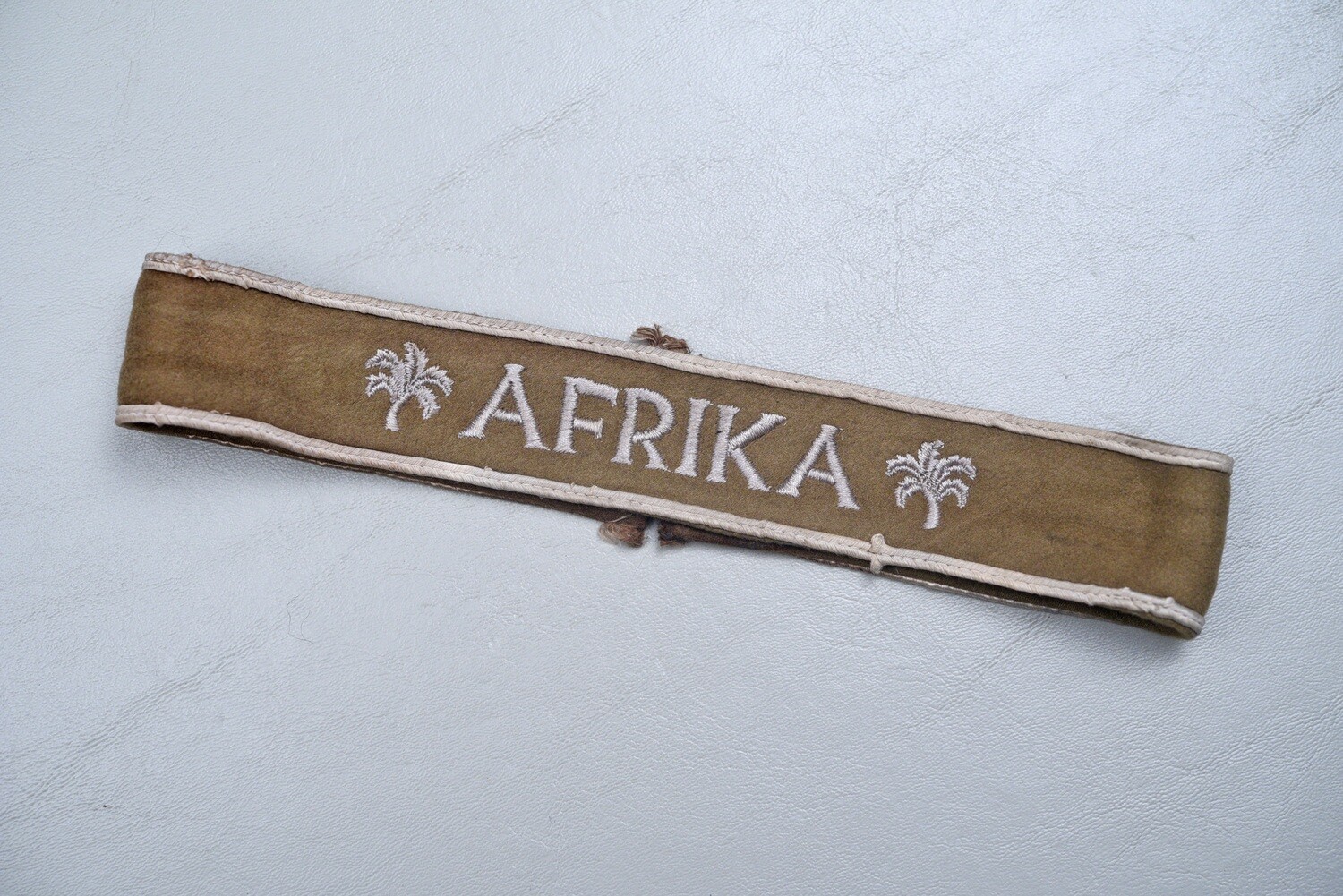 WWII GERMAN ARMY AFRIKA CAMPAIGN CUFF TITLE