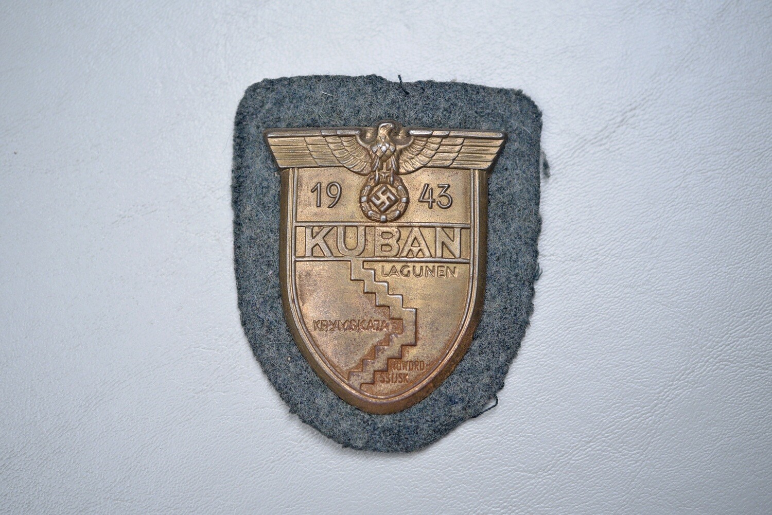 WWII GERMAN ARMY KUBAN CAMPAIGN SHIELD