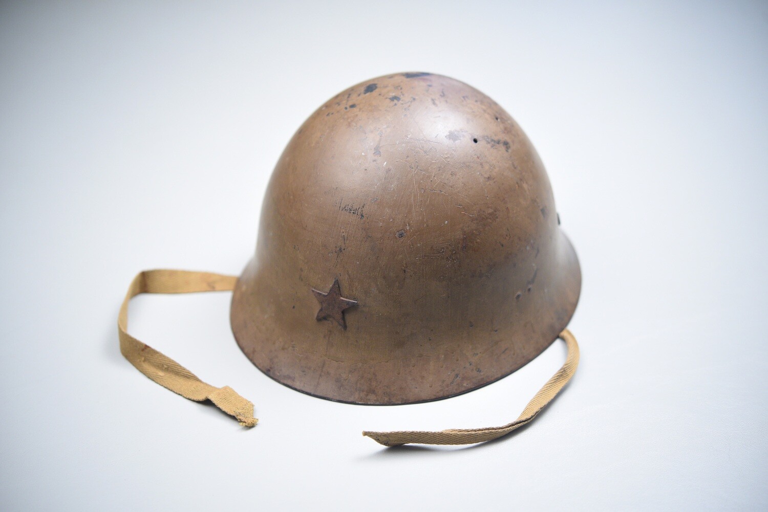 WWII JAPANESE MODEL 90 ARMY HELMET w/LINER - ALL ORIGINAL