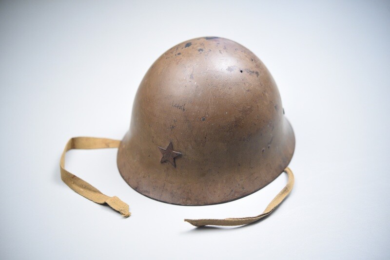 WWII JAPANESE MODEL 90 ARMY HELMET w/LINER - ALL ORIGINAL WWII JAPANESE MODEL 90 ARMY HELMET w/LINER - ALL ORIGINAL