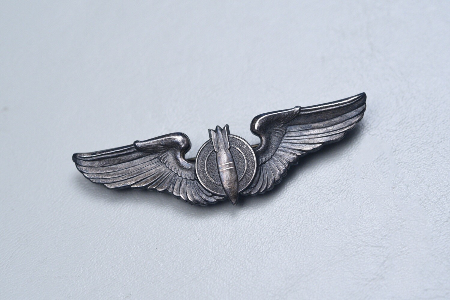 WWII U.S. ARMY AIR CORPS BOMBARDIER WING BY A.E. CO. UTICA, NY