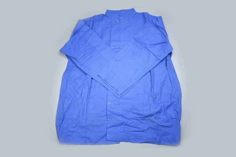 VIETNAM WAR U. S. BLUE FANEL HOSPITAL PAJAMAS FROM NAVAL HOSPITAL GUAM - MINT
