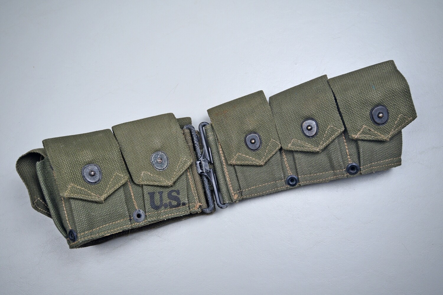 WWII U.S. M1 GARAND CARTRIDGE BELT - 1944 DATED