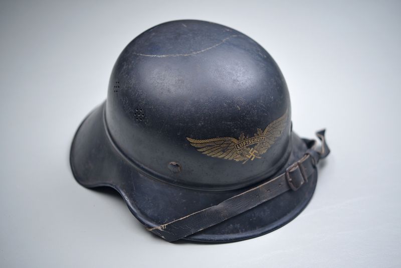 WWII German Luftschutz Gladiator Helmet – complete