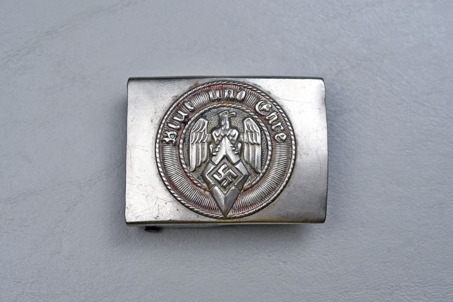 WWII GERMAN HITLER YOUTH BELT BUCKLE BY ASSMANN