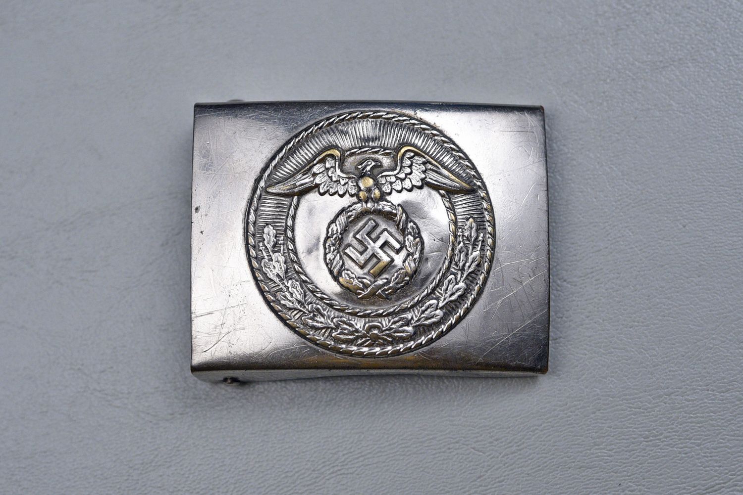 WWII GERMAN NSKK BELT BUCKLE