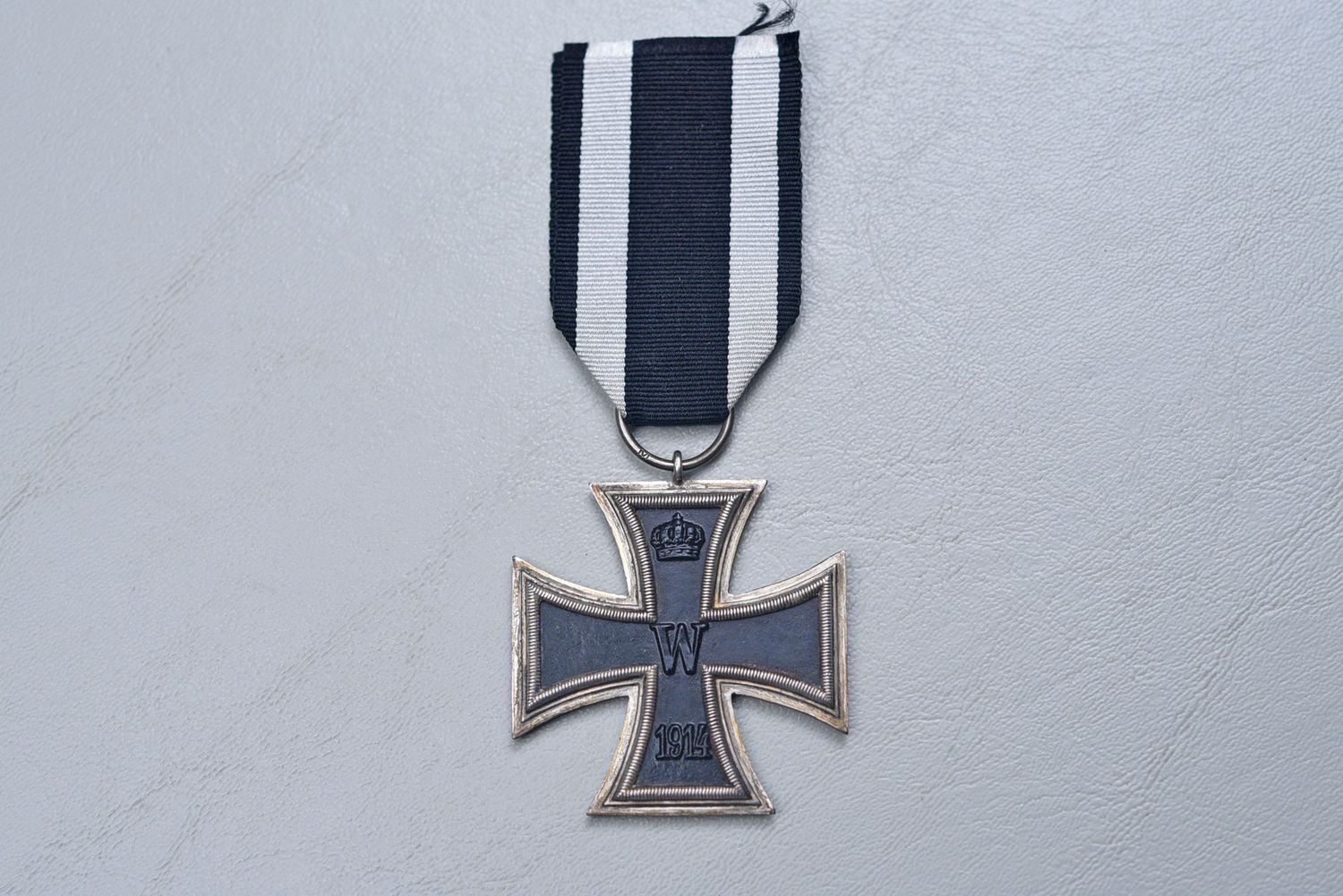 WWI GERMAN 1914 IRON CROSS 2nd CLASS w/RIBBON BY B.H. MEYER