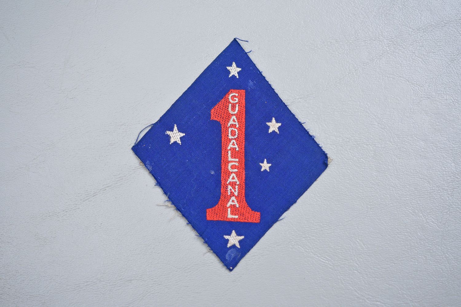 WWII U.S. MARINE CORPS 1st MARINE DIVISION SHOULDER PATCH - AUSTRALIAN MADE