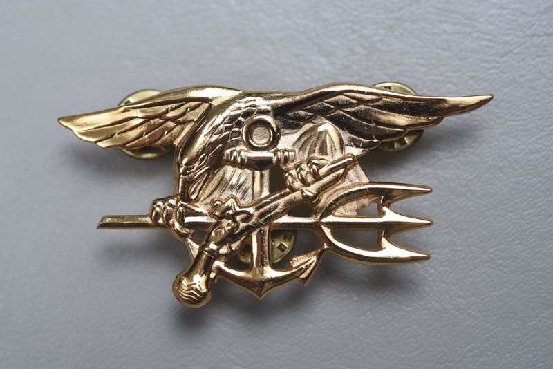 post-VIETNAM WAR ERA U.S. NAVY SPECIAL WAREFARE TRIDENT BADGE (SEALS)