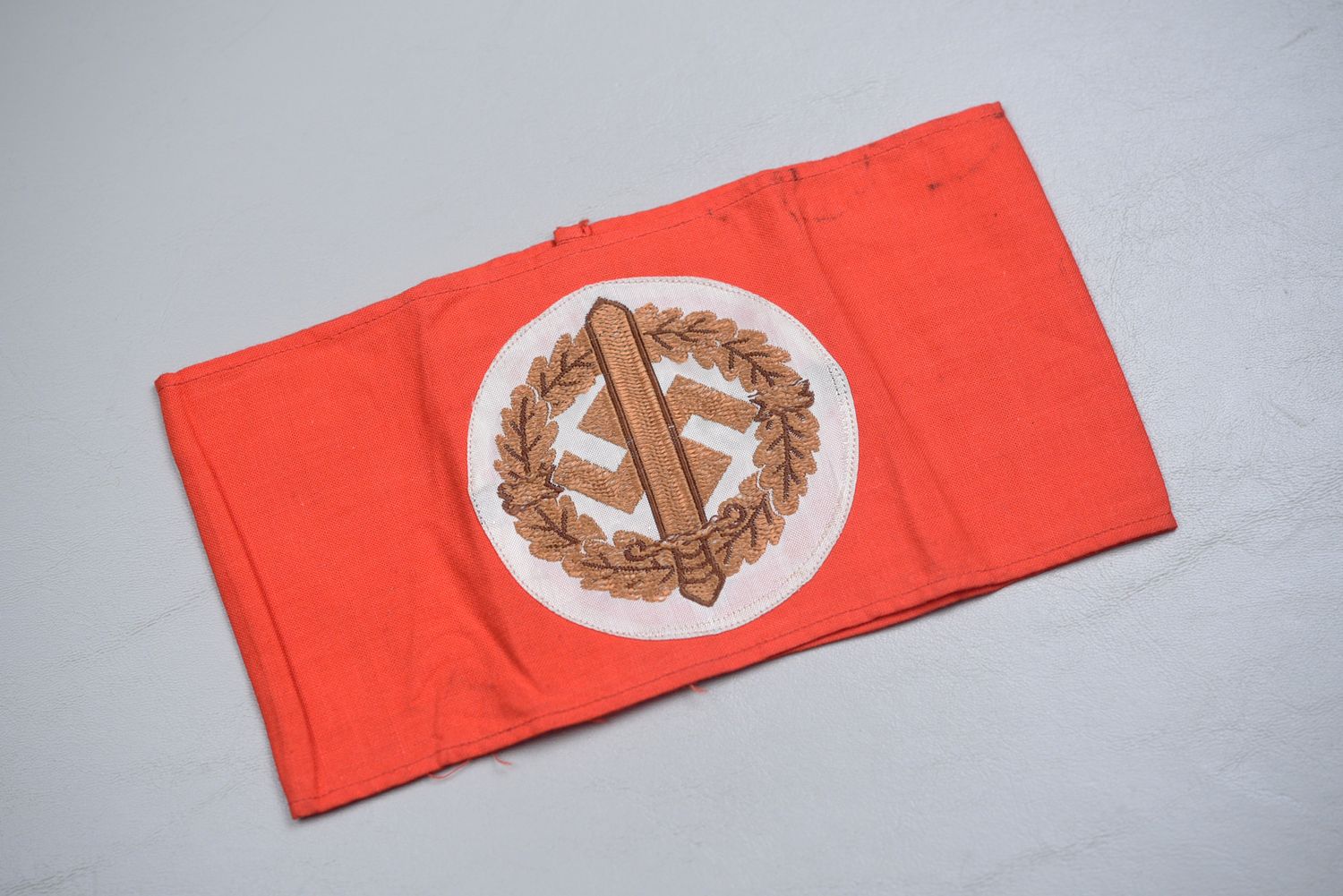 WWII GERMAN WEHRMANNSCHAFT ARMBAND w/RZM LABEL