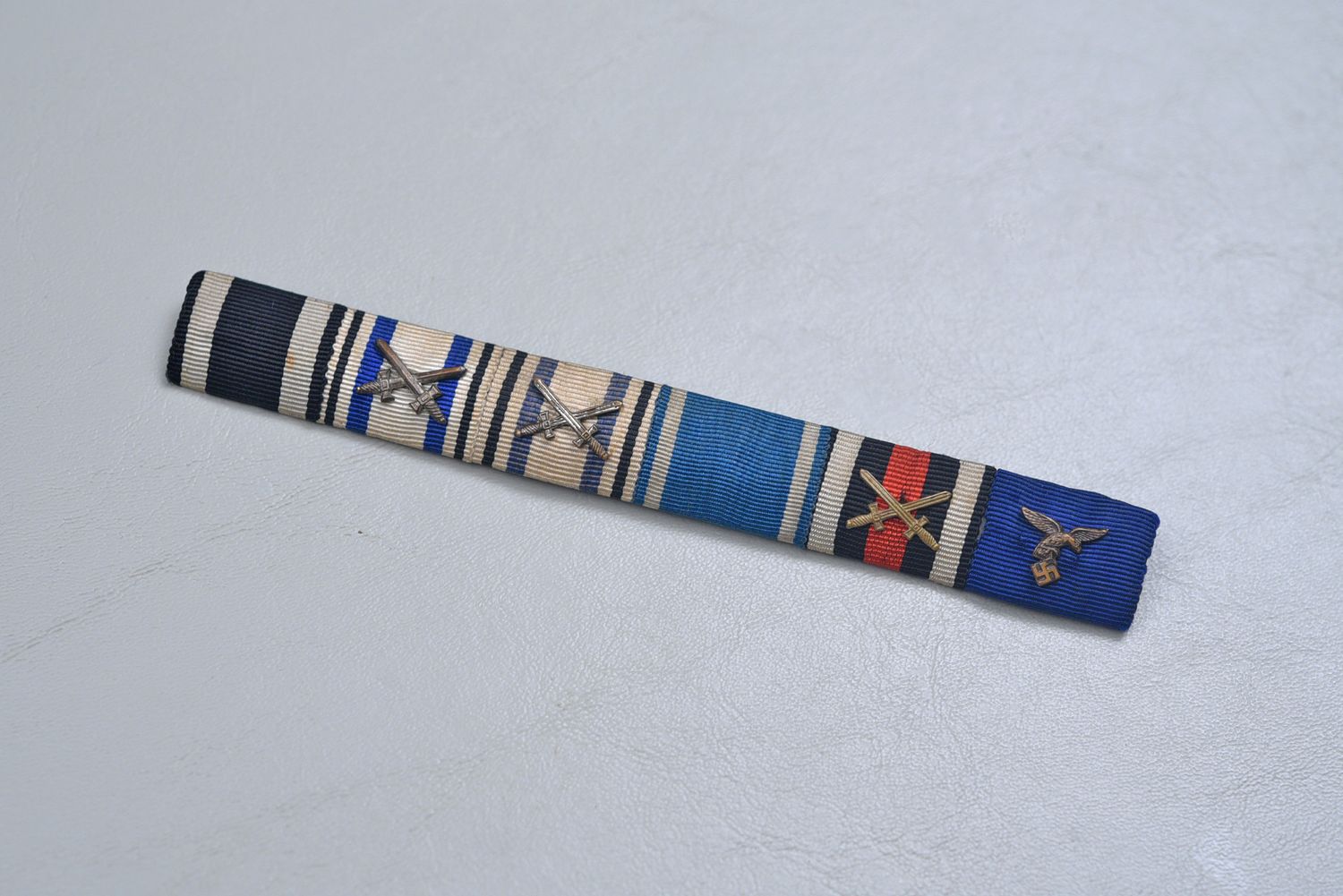 WWI GERMAN 1914 IRON CROSS 6-PLACE RIBBON BAR