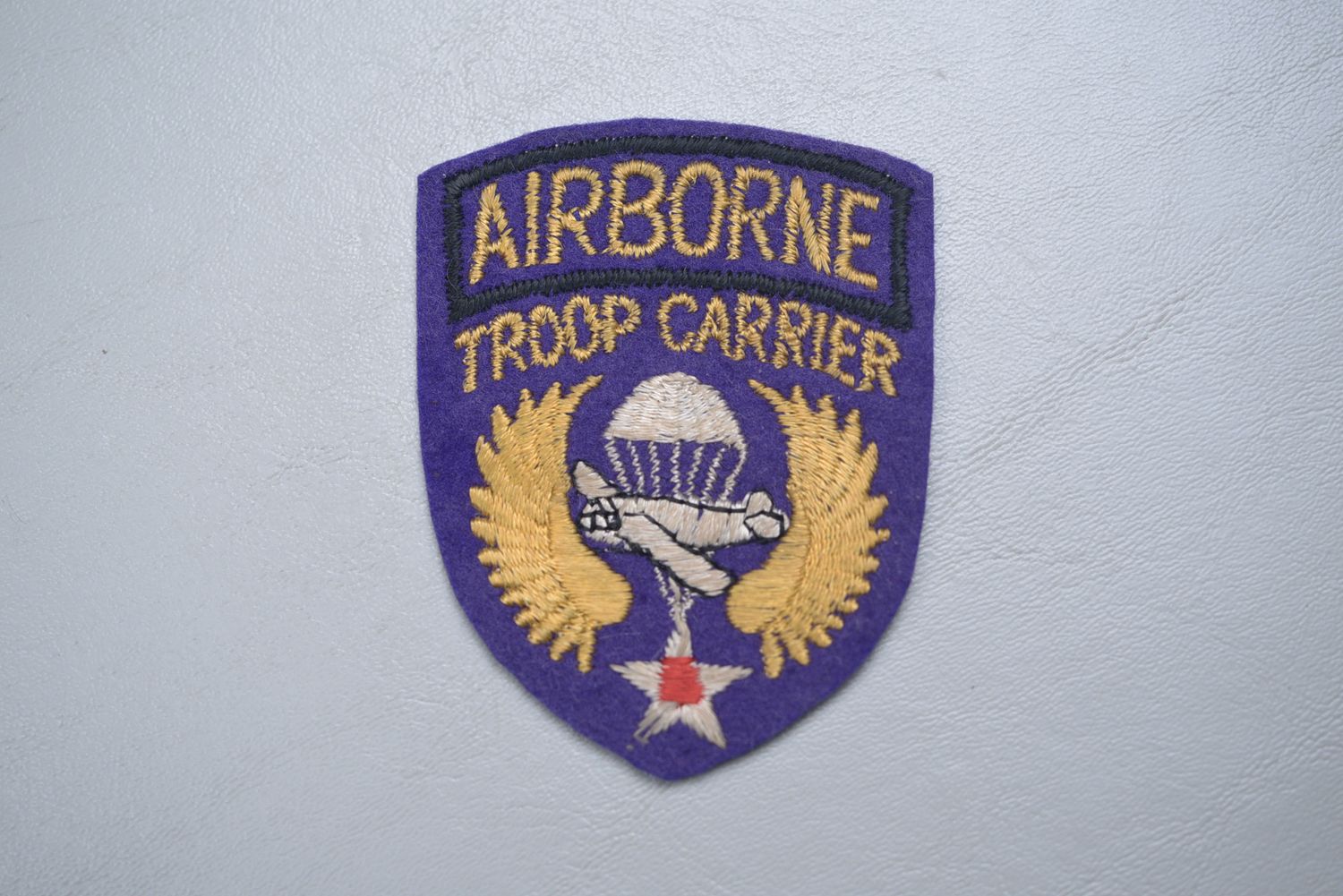 WWII U.S. ARMY AIR CORPS TROOP CARRIER SHOULDER PATCH