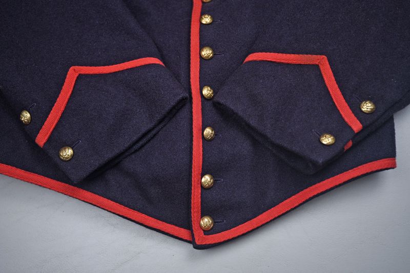 CIVIL WAR U.S. ARTILLERY SHELL JACKET w/SHOULDER SCALES – OUTSTANDING REPLICA SIZE 44
