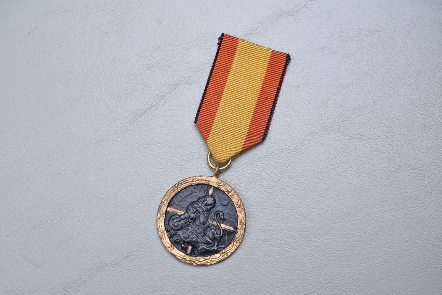WWII GERMAN 1936 SPANISH CIVIL WAR CAMPAIGN MEDAL – GERMAN MANUFACTURED
