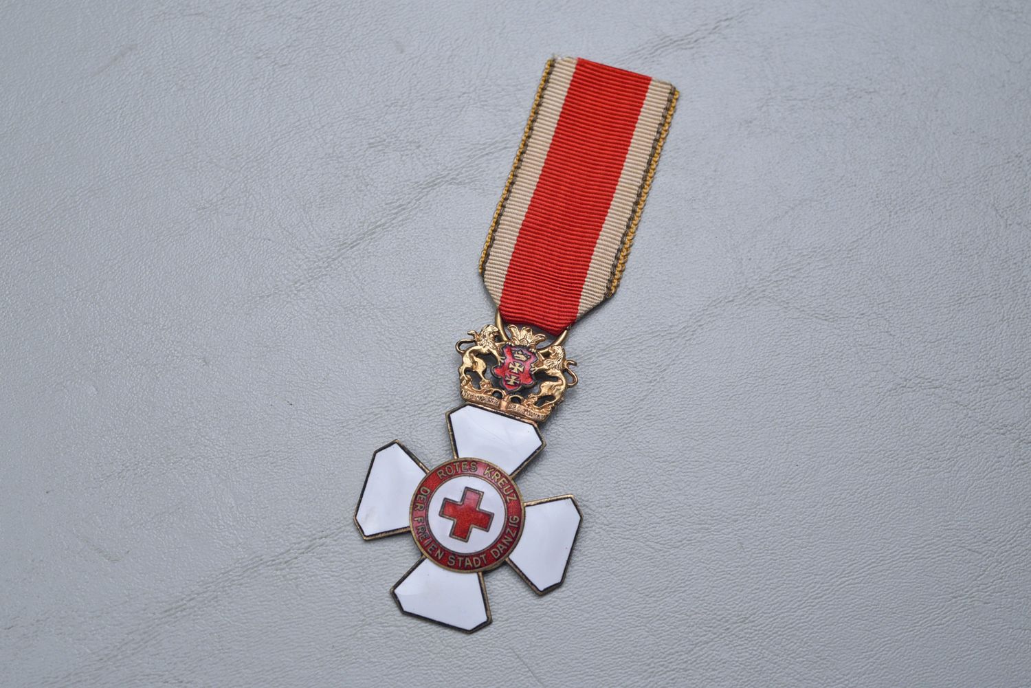 FREE STATE OF DANZIG RED CROSS MERIT CROSS 2nd CLASS