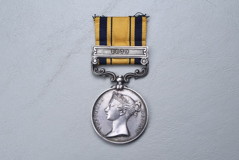BRITISH VICTORIA 1877-79 SOUTH AFRICAN SERVICE MEDAL NAMED TO 2/21st FOOT BRITISH VICTORIA 1877-79 SOUTH AFRICAN SERVICE MEDAL NAMED TO 2/21st FOOT