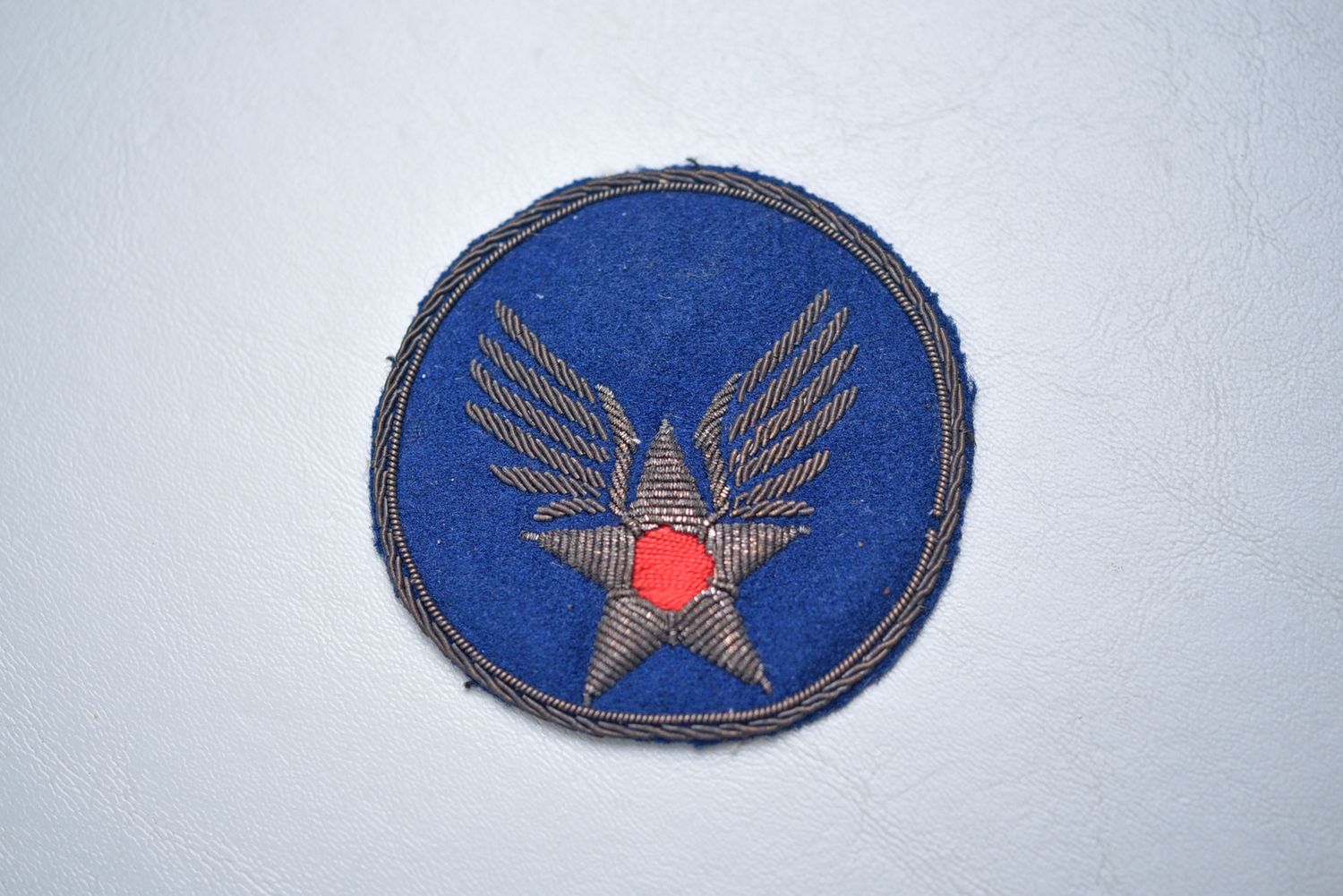 WWII U.S. ARMY AIR CORPS GENERAL HEADQUARTERS PATCH - BULLION